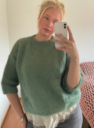 Mohairstickad Sabrina