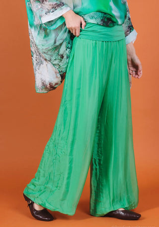 Silkkiviskoosihousut Summer