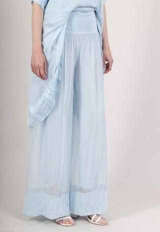 Silkkiviskoosihousut Stefanie