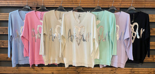 VISKOSSTICKAD TRÖJA Amour 59,90 €