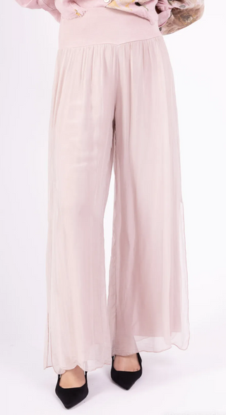 Silkkiviskoosi -housut emilie (halkio)