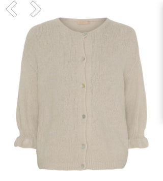 Stickad alpackajacka Rosanna