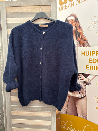 Stickad alpackajacka Rosanna