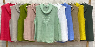 Linneblus Tia (ärmlös)