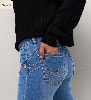 AMELIÉ JEANS MED RAK BEN (NY)