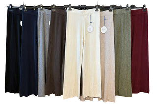 Neulehousut ribbi leveä