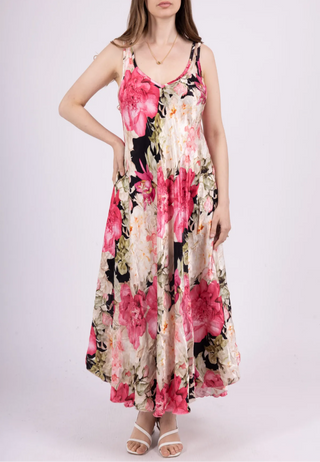 KLÄNNING I SILKE, VISKOSE Miia