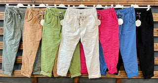 STRETCHBYXOR MED LÅRFICKA 69,90 €