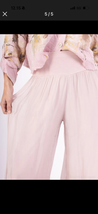 Silkkiviskoosi -housut emilie (halkio)