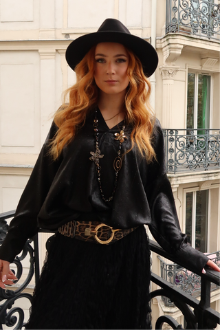 Glittrig glamourtröja