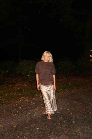 Satiinihame polkadot