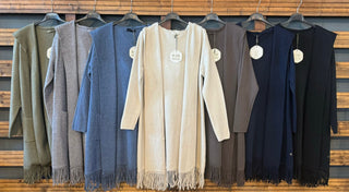 FRANSAD STICKAD JACKET BOHO med huva 79.90€