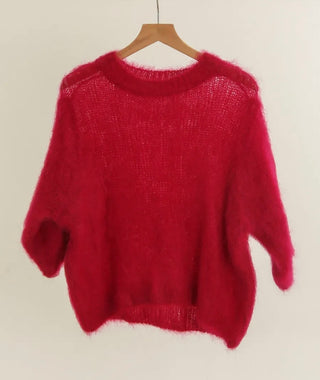 Mohairstickad Anastasia