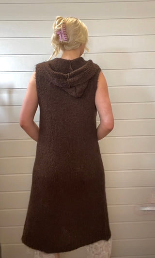 HYGGENULE VÄST HILLA med huva