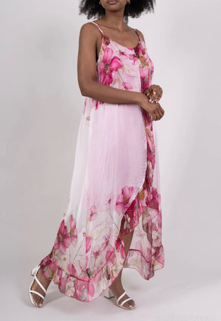 Klänning i sidenviskos Inka