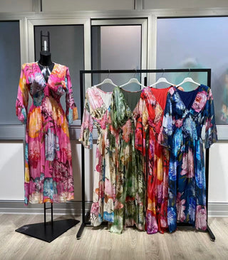 sidenklänning DRÖMMAR