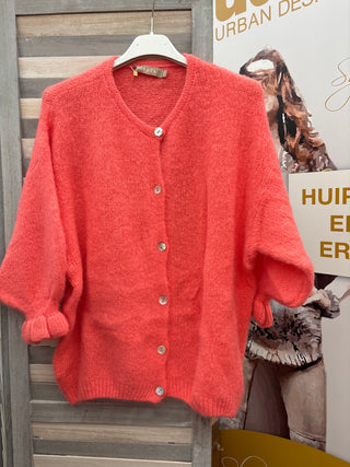 Stickad alpackajacka Rosanna