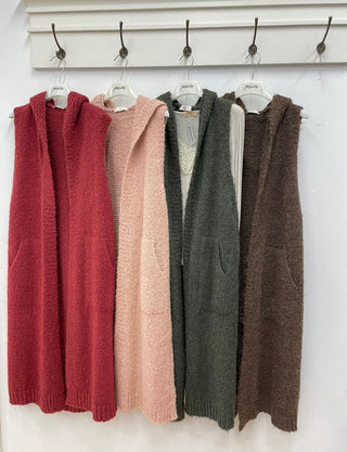 HYGGENULE VÄST HILLA med huva