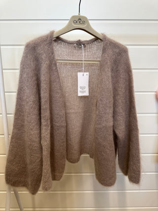 Kid mohair -neuletakki Adele