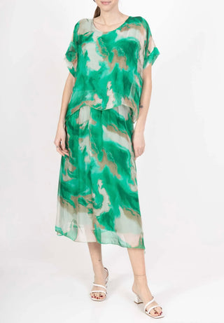 KLÄNNING I SILKEVISKOS