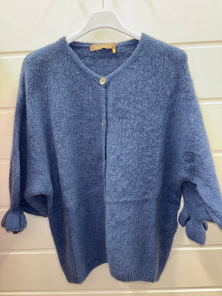 Stickad alpackajacka Rosanna