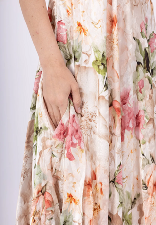 KLÄNNING I SILKE, VISKOSE Miia