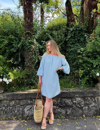 Randig klänning Ritu