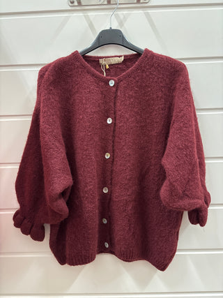 Stickad alpackajacka Rosanna