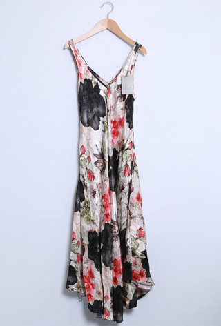 KLÄNNING I SILKE, VISKOSE Miia