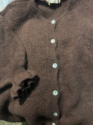 Stickad alpackajacka Rosanna