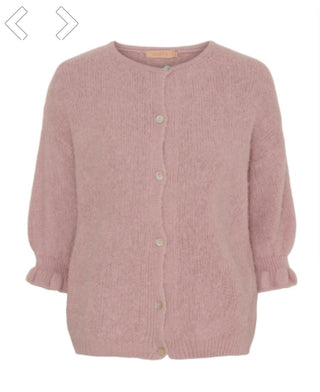 Stickad alpackajacka Rosanna