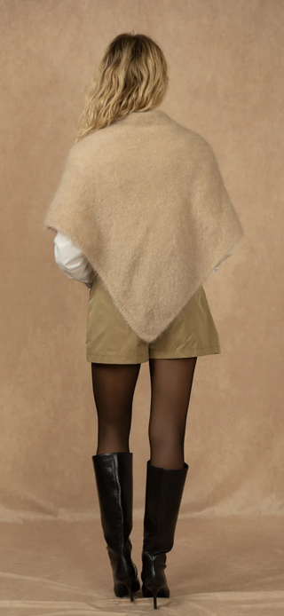 Kid Mohair Poncho BEA
